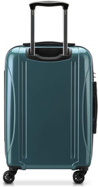 DELSEY PARIS Helium Aero Hardside Expandable Luggage with Spinner Wheels, Metallic Green, Carry-On Plus 21 Inch