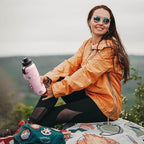 DYSANKY National Parks Water Bottle – 40 oz Insulated Stainless Steel Bottle with 63 Hand-Drawn Park Stickers, Carrier Bag, Strap & Gift Box – BPA-Free – Ideal for Hiking, Camping & Travel