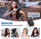 DOACE 350W Voltage Converter US to Europe - 220V to 110V Converter for European Travel, Power Converter Adapter Combo with PD Chargers for Hair Straightener Shaver Toothbrush CPAP Laptop Camera Phone