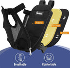 Pawaboo Pet Carrier Backpack, Adjustable Pet Front Cat Dog Carrier Backpack Travel Bag, Legs Out, Easy-Fit for Traveling Hiking Camping for Small Medium Dogs Cats Puppies 2.5-5lbs, S, Black