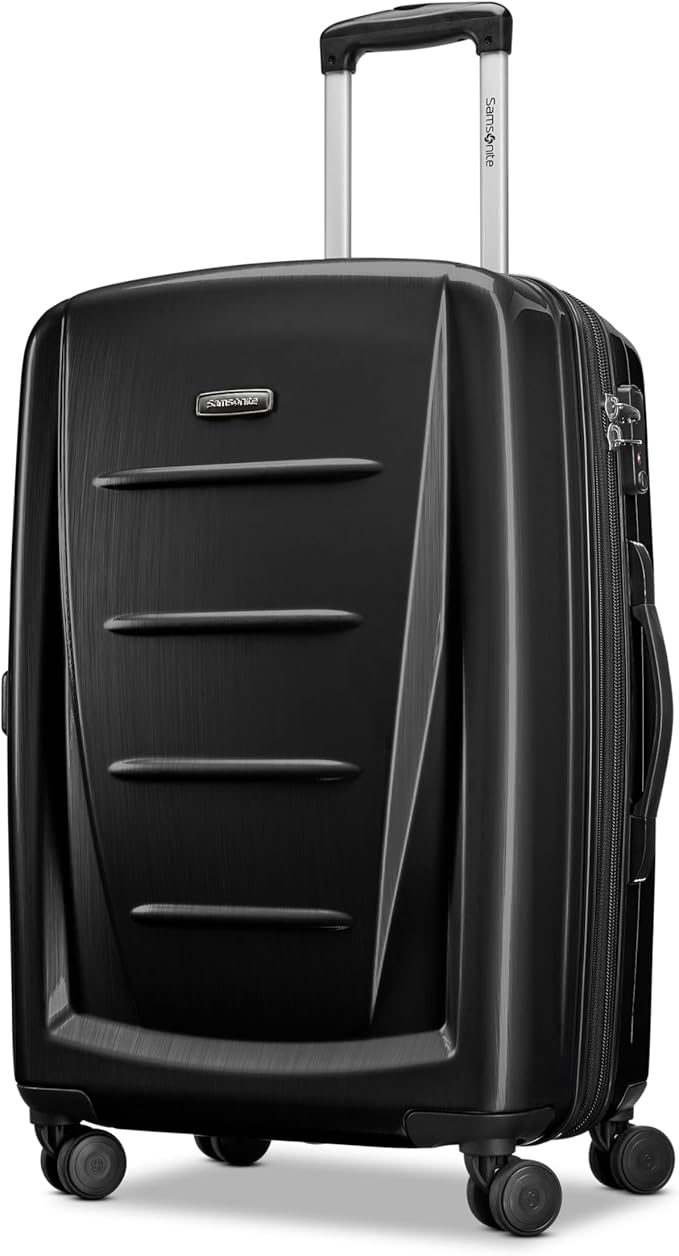 Samsonite Winfield 2 Hardside Expandable Luggage with Spinner Wheels, Brushed Anthracite, 3-Piece Set (20/24/28)