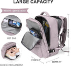 WONHOX Large Travel Backpack Carry on Flight Approved Laptop Work Business Backpack for Women Men Mochila de Viaje