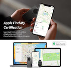 Air Wallet,Minimalist Wallet With Built In Airtag Chip, Rfid Blocking Credit Card Holder,Slim Wallet For Men,Compatible With Apple Find My Ios Only,Detachable Money Clip (Minimalist, Gray)