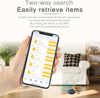 Konohan 5 Packs Smart Item Finder Portable Tracker GPS Tracking Mobile Anti Loss Smart Device Key Finder Tag Locator with Sound for Bags Wallets Backpacks Pets Keys Luggage(Fresh)