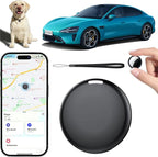 GPS Tracker for Vehicles No Subscription, Hidden Tracker Device for Vehicles, Mini Car Tracker Tag Work with Find My (iOS Only), Tracking Device for Kids, Key, Pet (1)