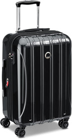 DELSEY PARIS Helium Aero Hardside Expandable Luggage with Spinner Wheels, Black, 2-Piece Set (21/24)