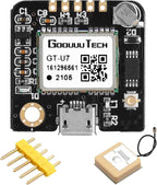 GT-U7 GPS Module Navigation Satellite Positioning NEO-6M Arduino GPS Receiver Compatible with 51 Microcontroller STM32 Arduino UNO R3 with Antenna High Sensitivity Suitable for Vehicles