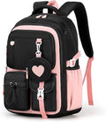MOONBABY Girls Backpack, Kids Backpack for Girls, School bag for Primary Elementary Teenage, Middle School Students Bookbag