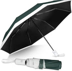 Windproof Travel Umbrella, Collapsible Umbrella Automatic Open Close Auto Small Compact Portable for Rain Sun Adult Women