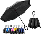 LANBRELLA Umbrella Windproof Compact Travel Umbrella Auto Open Close for Rain