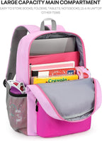 mibasies Kids Backpack for Girls 5-9: Large Girls Backpack for Elementary School