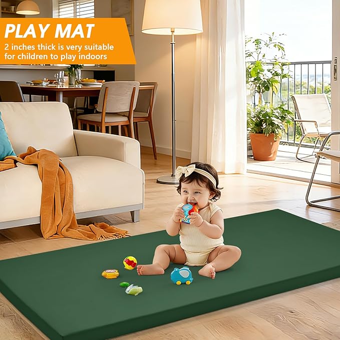 CYMULA Camping Cot Mattress 2in Memory Foam Sleeping Pad,Soft Warm Non-Slip Camping Mattress Topper with Retaining for Adults,Portable Roll up Pad for Travel（only Mattress）