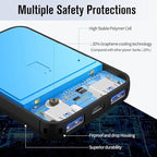 S22 Portable Charger, Mini Colorful Power Bank, PowerNano, 5000mAh External Battery Pack Compatible with iPhone 15/14/13/12/11/X All Series and Android Phone,Apricot