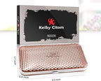 Manicure Set Professional Nail Clippers Kit Pedicure Care Tools- Stainless Steel Grooming Kit 12Pcs for Travel or Home (Rose Gold)