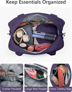 oscaurt Gym Bag for Women Lightweight Duffle Bag for Travel with Toiletry Pouch Water Resistant Carry On Weekender Overnight Duffel