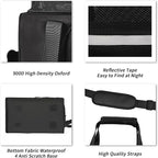 Wakytu Dog Carriers for Small Dogs, Cat Carrier Travel, Expandable, Collapsible, 900D High Density Oxford Cloth, Wear-Resisting, Anti Tearing, Reflective Tape,Safety Lock Zipper