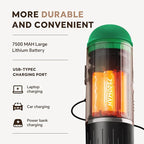 i Cafilas Fast self-heating Portable Electric Espresso Coffee Maker, 2 IN 1 Extraction Espresso Machine, Support Ground Coffee and NS capsule, for Travel,Car,camping,Climbing（Green） Rich Crema