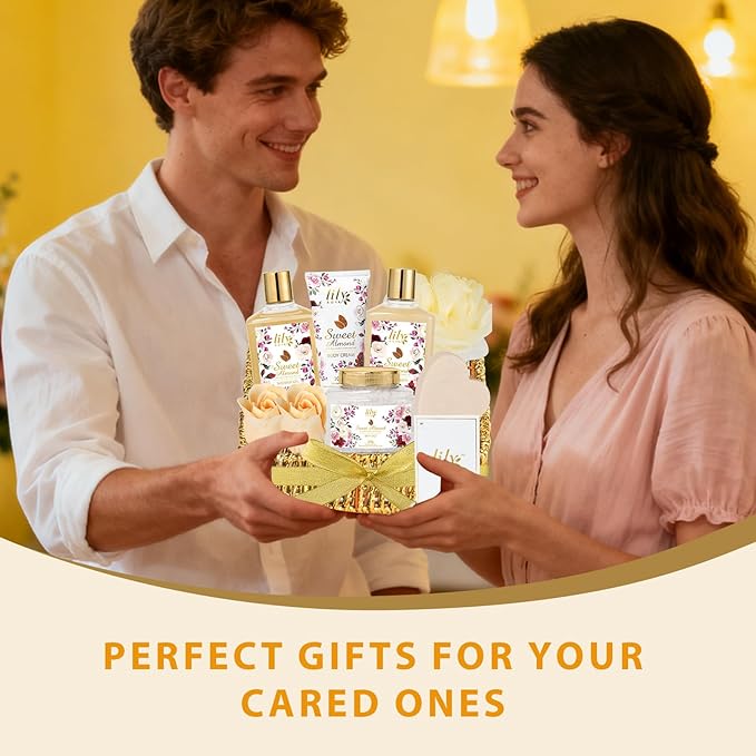 Gifts for Women, Mothers Day Gift Basket for Mom - 9 Pcs Bath and Body Gift Basket Set Spa Gift Basket Set for Women, Gift Set | Perfect Christmas, Birthday, Valentines Day Gifts for Her, Gift for Mom