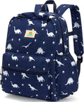 STEAMEDBUN Corduroy Kids Backpack for Boys and Girls 5-8: Boys Backpack for Elementary Kindergarten - 15 inch Cute Backpacks for Kids - Dinosaur