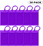 50 Pack Luggage Tags for Suitcases, Airplane Travel Essentials for Flying, International Travel Must Haves, and Luggage Accessories by Sodsay