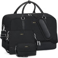 Weekender Bags for Women Overnight Bags with Shoe Compartment 21" Duffle Travel Bag for Traveling Weekend Gift 3pcs Set