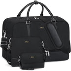 Weekender Bags for Women Overnight Bags with Shoe Compartment 21" Duffle Travel Bag for Traveling Weekend Gift 3pcs Set