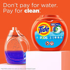Tide PODS laundry detergent pacs, 3-in-1 Stain Remover, Odor Fighter, Color Protector, 57 Count, HE compatible, Clean Breeze Scent