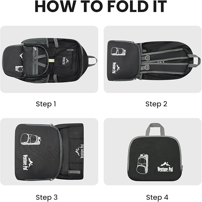 Venture Pal 35L Ultralight Lightweight Packable Foldable Travel Camping Hiking Outdoor Sports Backpack Daypack