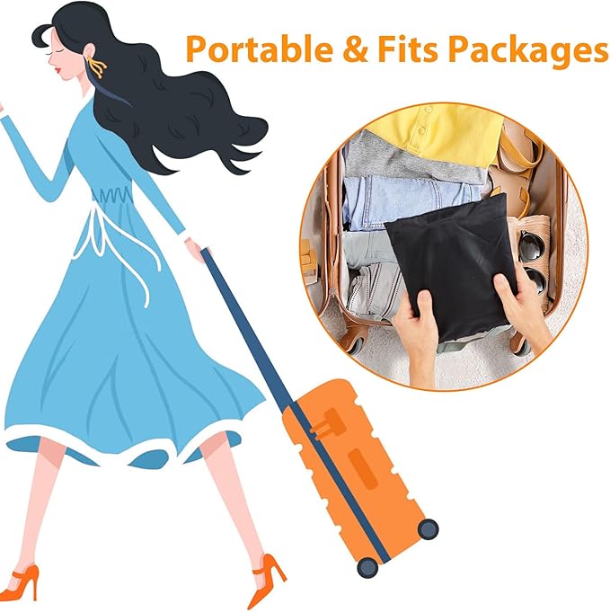Airplane Footrest with No Feet Clashing Support Design, Portable Travel Foot Hammock to Relax Your Foot, Memory Foam Plane Foot Rest to Relieve Feet Soreness - Long Flights Essentials