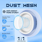 4 Pairs Replacement Ear Tips for AirPods Pro 2nd/1st Generation with Portable Storage Box & Cleaner Pen,Noise Reduction Holewith & Built-in dust Guard Screen,Silicone EarTips(Light Blue)
