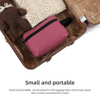 Icramsy Travel Toiletry bag Toiletry bag for women men Hanging Cosmetic bag Travel accessories for Women Men (Rosy)