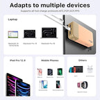 NOBIS Portable Charger, 20000mAh Power Bank, 45W Power Bank Fast Charging, Battery Pack with C to C Cable, Battery Bank with Digital Display for Phone Android Laptop etc (Orange)