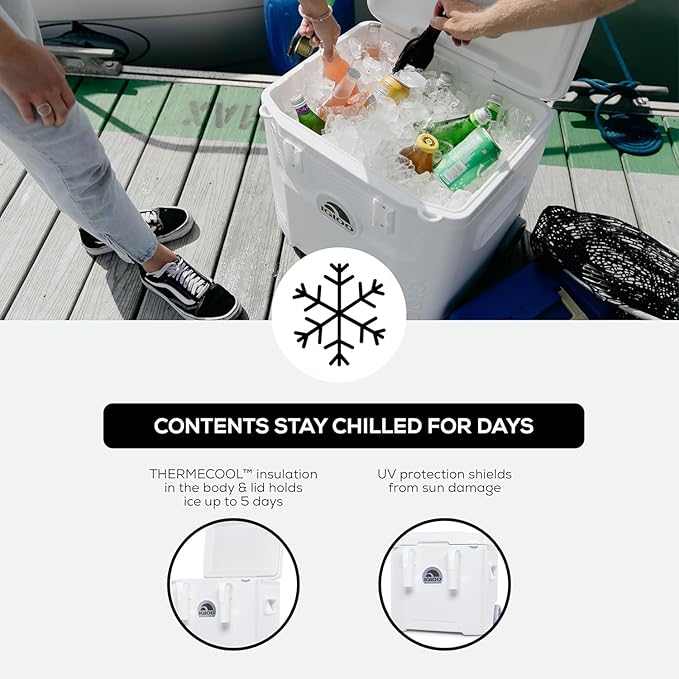 Igloo Marine Cooler | Insulated Hard Shell Ice Chest |Great for Fishing, Camping, Boating, & More