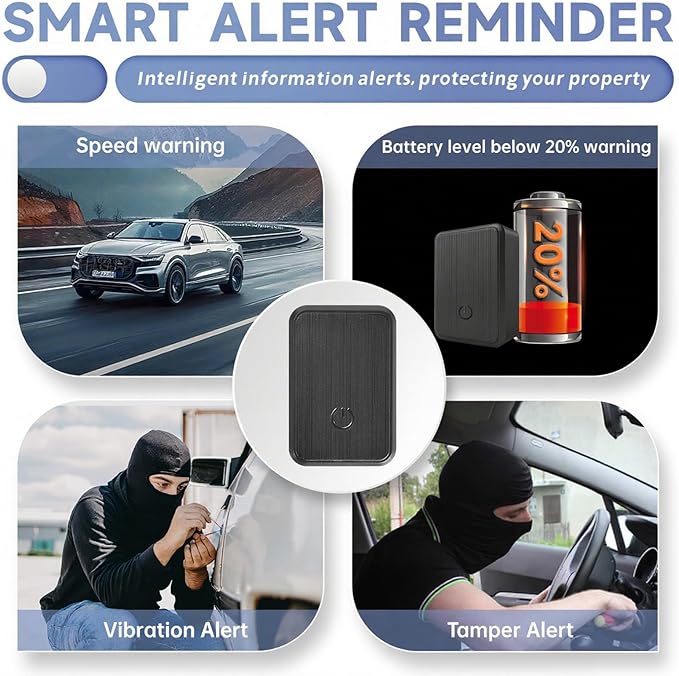 0.8 inch!Hidden Mini GPS Tracker for Vehicles Portable Real Time Magnetic Tracking Device Car Full Global Coverage Location Kids Dogs Trucks Person No Subscription Required Monthly Fee (1, Ultra mini)