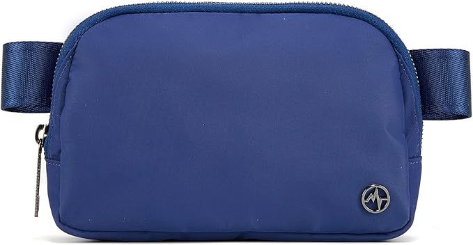 Pander Cross Body Fanny Pack for Women, Fashion Waist Packs, Crossbody Bags, Belt Bag with Adjustable Strap (Blue Perennial).