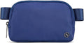 Pander Cross Body Fanny Pack for Women, Fashion Waist Packs, Crossbody Bags, Belt Bag with Adjustable Strap (Blue Perennial).