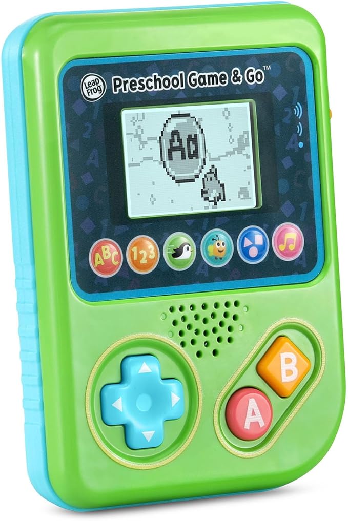 LeapFrog Preschool Game and Go Handheld Video Game Toy, Green