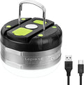 LE LED Camping Lantern Rechargeable, 410LM, 5 Light Modes, Power Bank, Waterproof, Mini Flashlight with Magnetic Base for Hurricane Emergency, Outdoor, Hiking, Home and Car