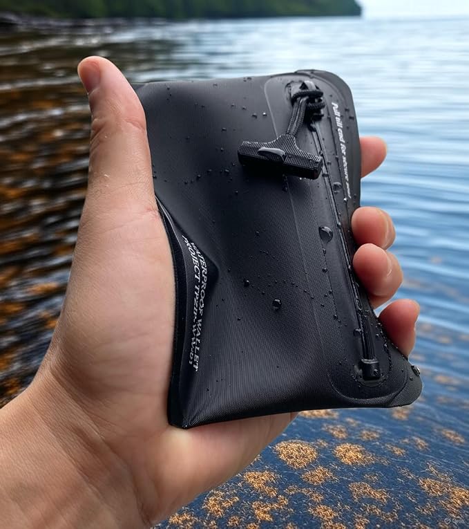 Heavy Duty Airtight Wallet Submersible Waterproof Wallet Protection for Keys, Cards
