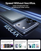 Kuulaa Magsafe Battery Pack 0.47'' 10000mAh Slim Magnetic Portable Charger Power Bank Support USB C PD 20W Fast Charging, Compatible with iPhone 16 Pro Max/15/14/13/12 Mini