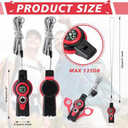 Arrowbash 12 Pack Emergency Survival Whistle 7-in-1 Compass Hiking Survival Safety Whistle with Lanyard Outdoor Multifunctional Tool Ideal for Hiking Camping Rescue Signaling