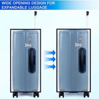 3 Pieces Thicken Clear Luggage Cover Protector with Tag Pocket, 20" 24" 28" PVC Luggage Covers for Suitcase Waterproof Dustproof Anti-scratch Travel Suitcase Covers Case for Wheeled Luggage