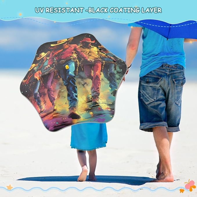 ALAZA Kids Umbrella Stick Umbrellas Cute Umbrella for Boys Girls Toddler UV/Sun Rain Windproof