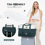 LOVEVOOK Weekender Bag, Large Travel Duffel Bag for Women with 2 Packing Cubes, Carry on Overnight Bag with Shoe Compartment, Mom Hospital Bags for Labor and Delivery
