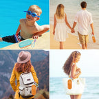 Swim Goggle Case For Swimming Goggles, Swimmer Gifts for Kids Teens Adults, Silicone Cases with Drain Hole