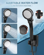 AUTOPkio Portable Camping Shower, Upgraded Outdoor Shower with 6000mAh Rechargeable Battery Pump & Digital Display for Hiking, Travel, Car, Pet Bath, Watering, Emergency