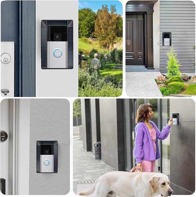 All-new Ring Solar Charger for Battery Doorbell (USB-C Port)