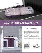 LOVEVOOK 50L Travel Backpack for Women & Men, Airline Approved Carry On Luggage with 3 Packing Cubes, TSA Overnight Bags, Waterproof Personal Item Bag, Weekender Essentials Backpacks fits 17" Laptop