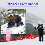 2 Pack Personal Safety Alarm 130db User-Replaceable Battery SOS Emergency Loud Sound Siren Keychain Alert for Women, College Students, Children, Night Runner, Hiking, Camp, Bear Alarm. Pink
