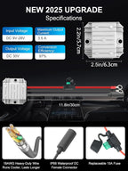 Starlink Mini 12V Adapter [Supports up to 150FT Cable] 12V/24V to 30V 3.5A DC Boost Converter for Starlink Mini, Starlink Mini Power Cable with Female Plug 9-28V Input for Off-Road,RV, Marine,Outdoor